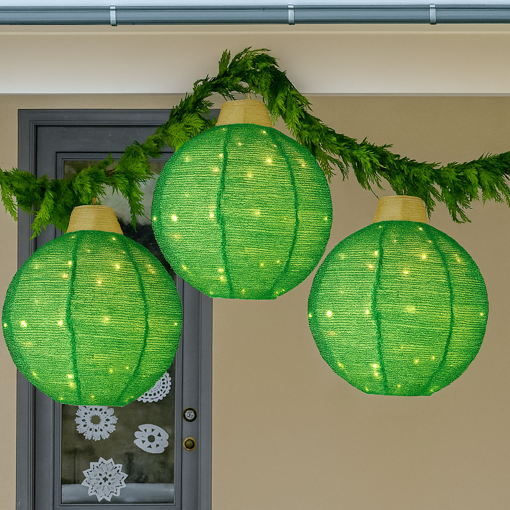 Velora™ Hanging LED Holiday Ornaments