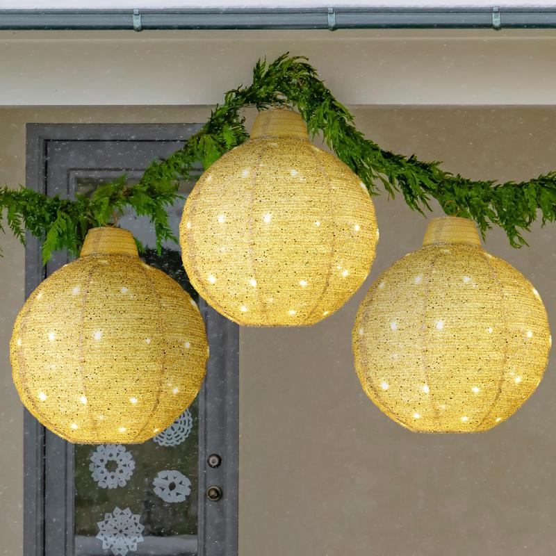 Velora™ Hanging LED Holiday Ornaments